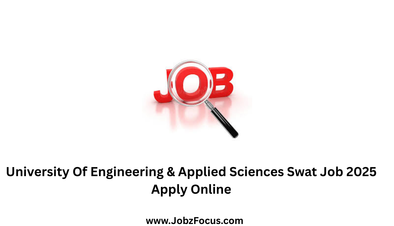 University Of Engineering & Applied Sciences Swat Job 2025 Apply Online