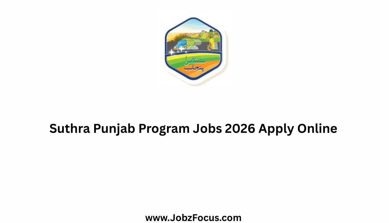Suthra Punjab Program Jobs 2026 Apply Online